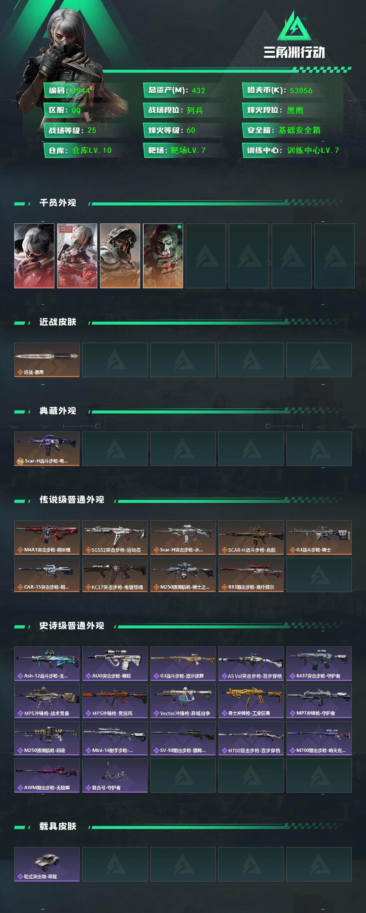 SJZQM381926三角洲行动账号详情图5 SJZQM381926三角洲行动账号详情图5