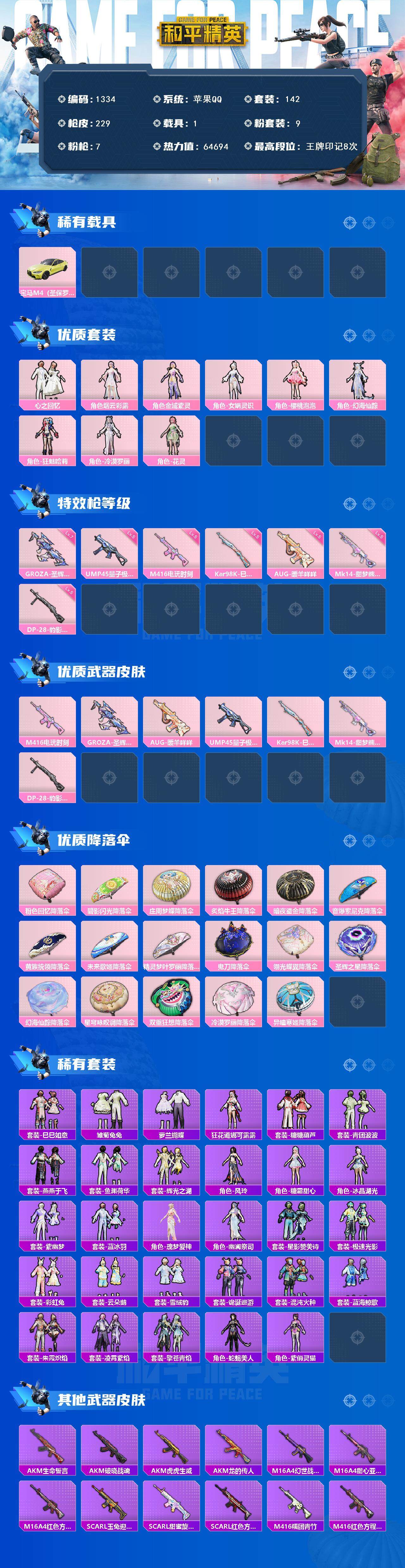 HPCMW3427119和平精英账号详情图2 HPCMW3427119和平精英账号详情图2