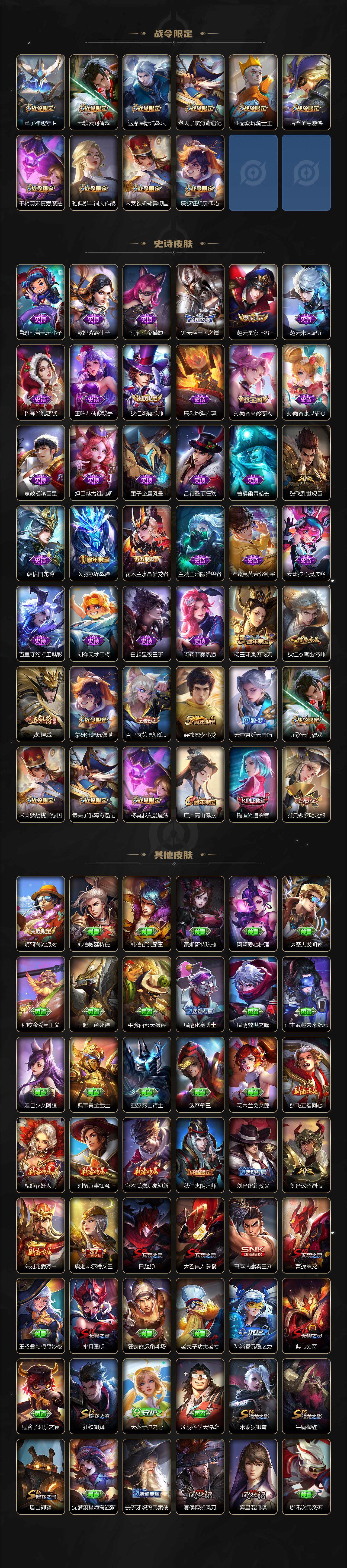 WZCMW3406040王者荣耀账号详情图3