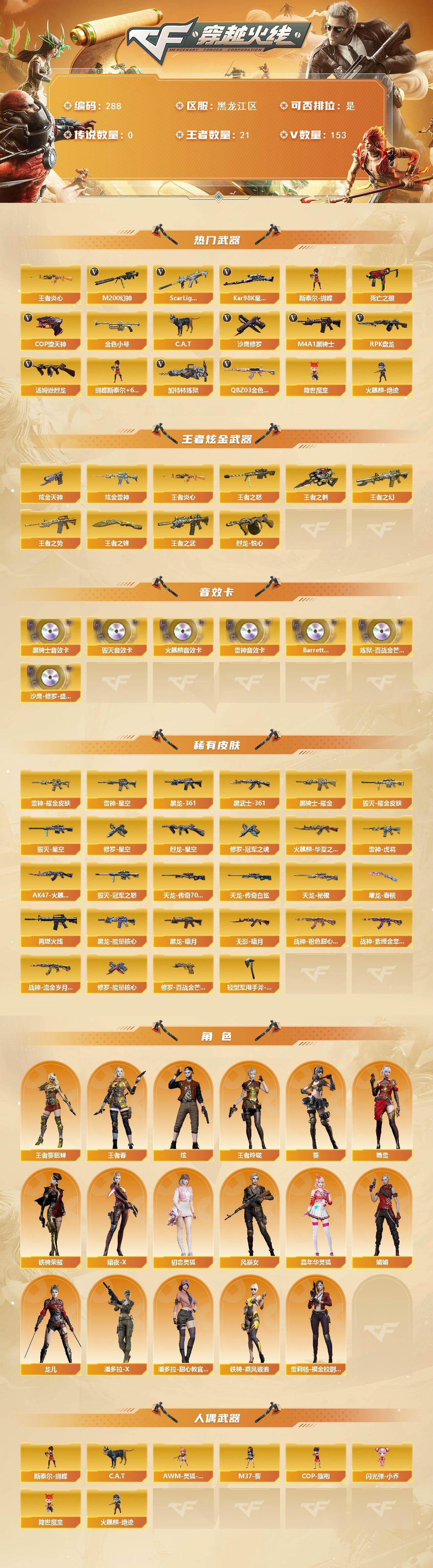 CFCMW422074穿越火线账号详情图2