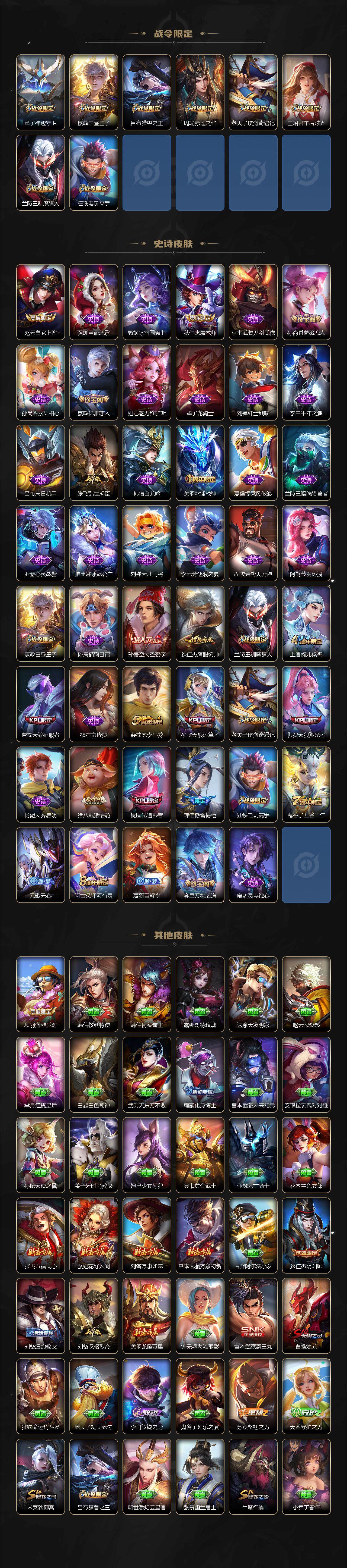 WZLE3409632王者荣耀账号详情图3