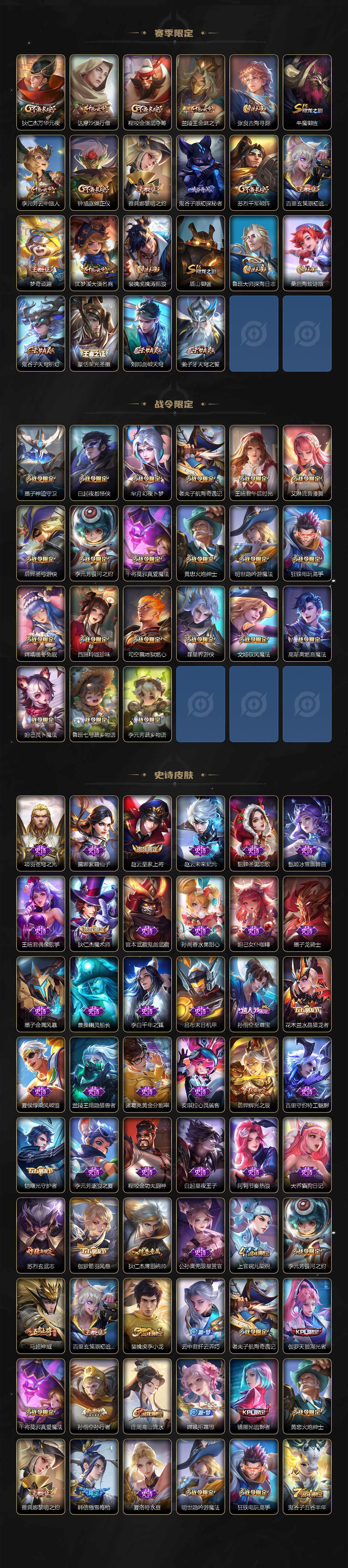 WZ0349765王者荣耀账号详情图3 WZ0349765王者荣耀账号详情图3