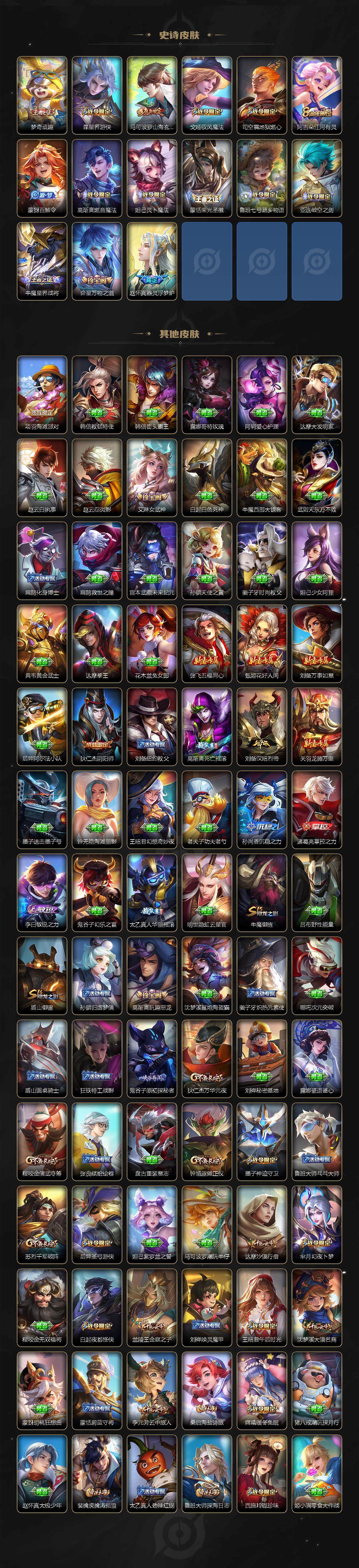 WZ0349765王者荣耀账号详情图4 WZ0349765王者荣耀账号详情图4