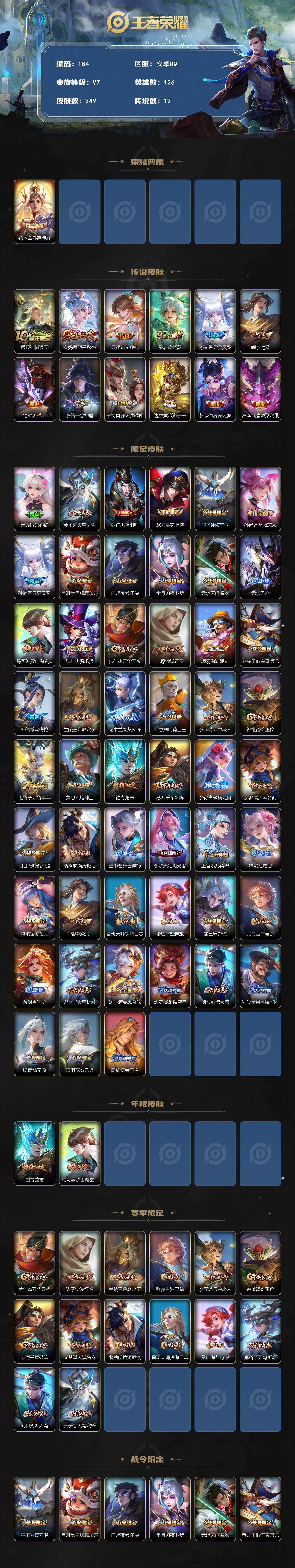 WZCMW495656王者荣耀账号详情图2