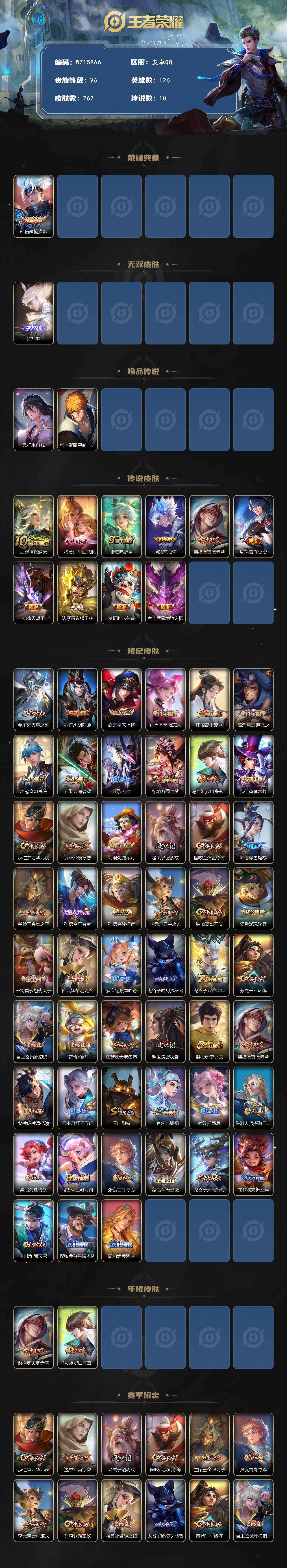 WZ0349769王者荣耀账号详情图2