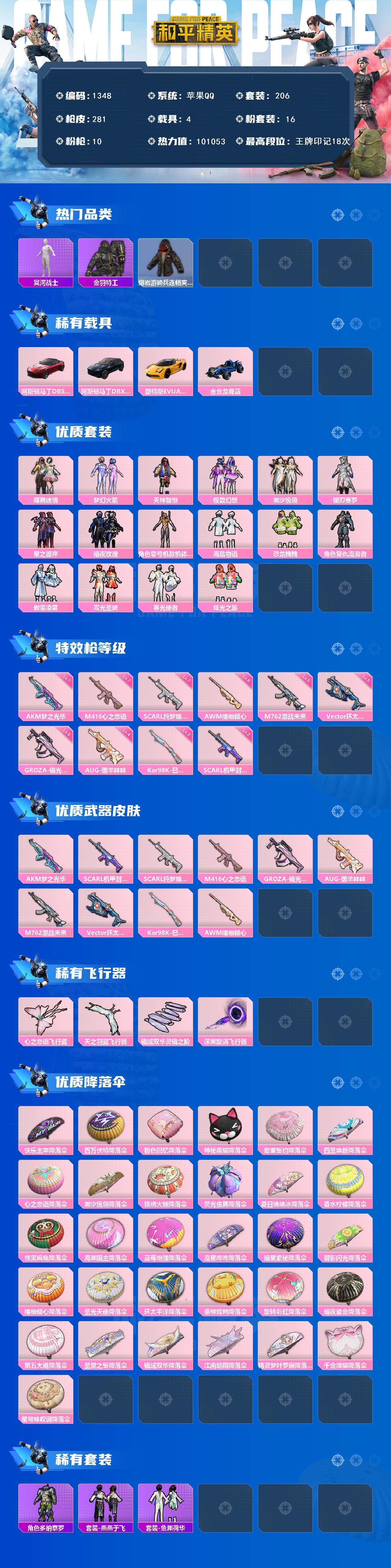 HPCMW3427536和平精英账号详情图2 HPCMW3427536和平精英账号详情图2