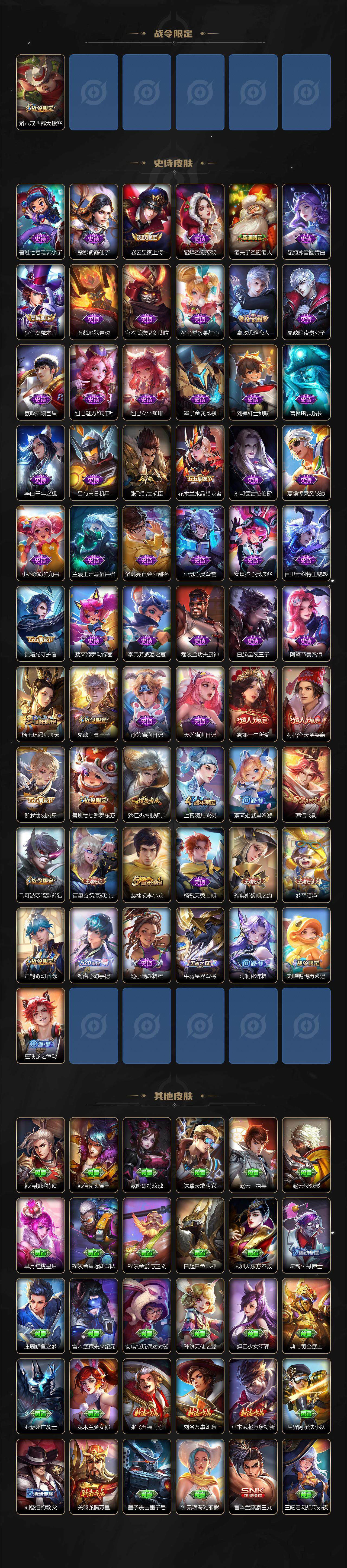 WZJM3407778王者荣耀账号详情图3