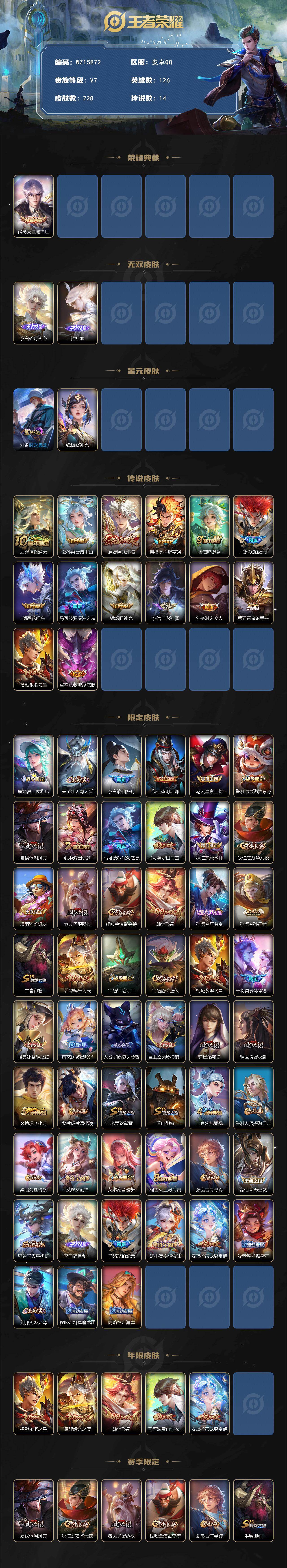 WZ0349771王者荣耀账号详情图2