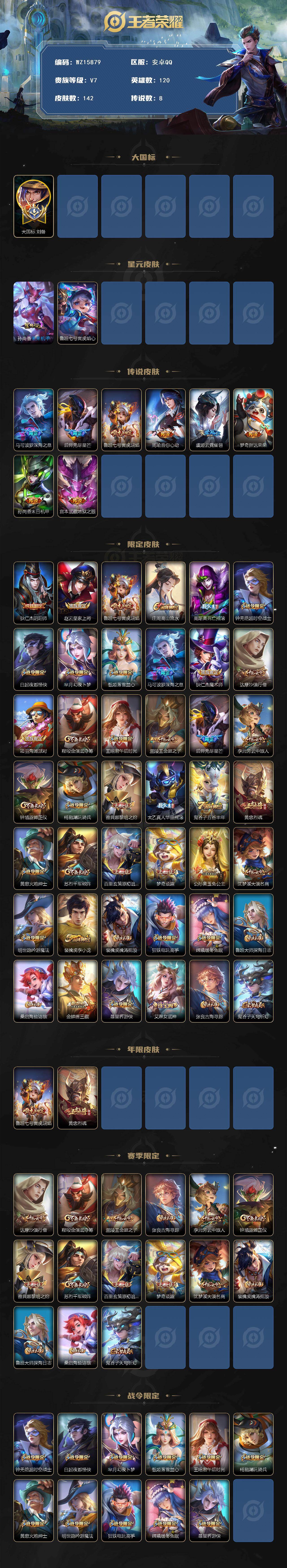 WZ0349778王者荣耀账号详情图2