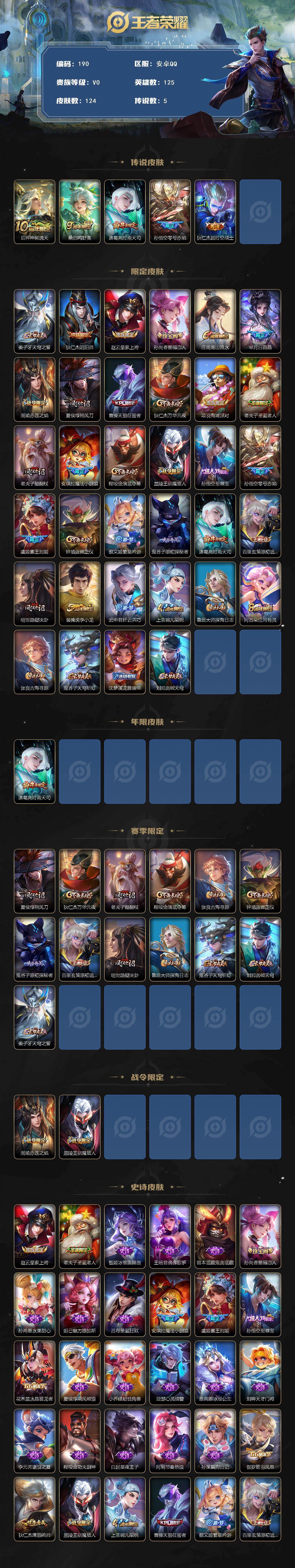 WZCMW495462王者荣耀账号详情图2