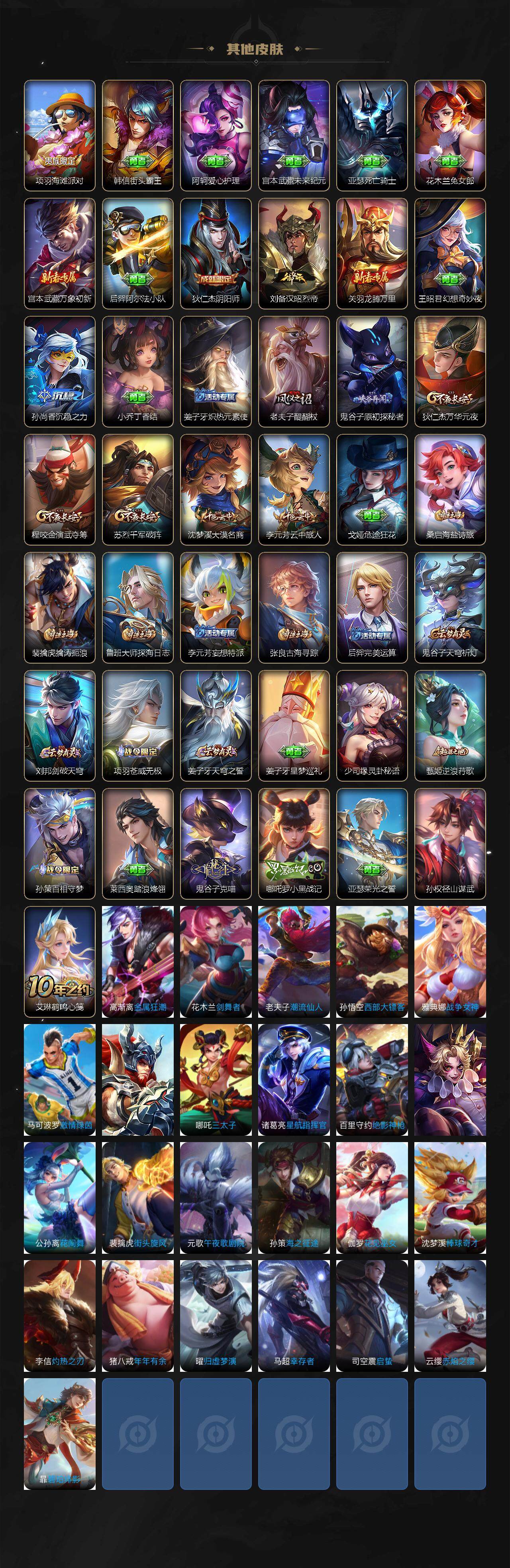 WZLX3409628王者荣耀账号详情图3 WZLX3409628王者荣耀账号详情图3