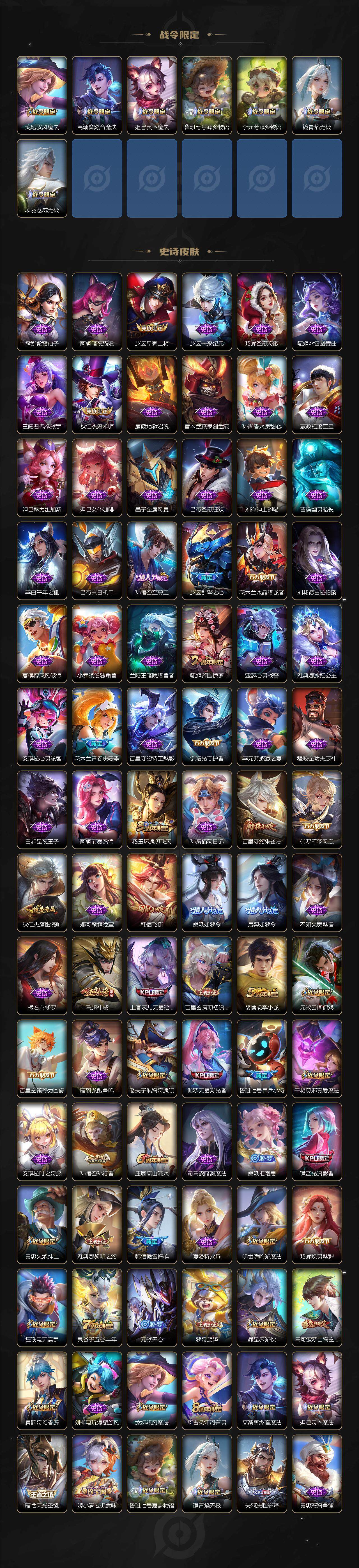 WZLX3413697王者荣耀账号详情图3 WZLX3413697王者荣耀账号详情图3