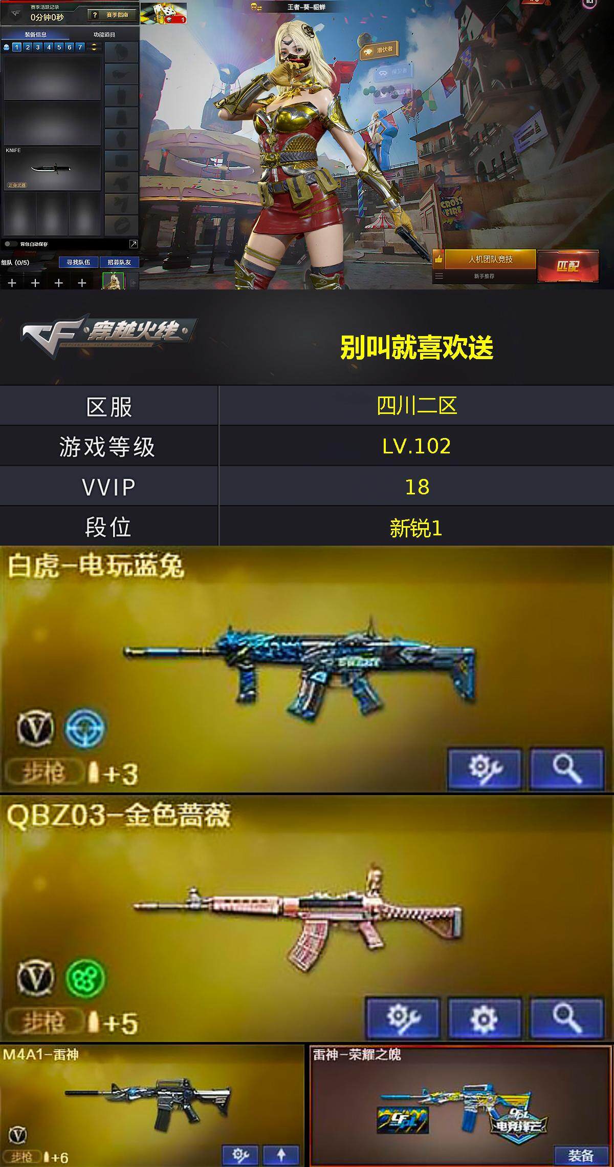 CFQM368130穿越火线账号详情图3 CFQM368130穿越火线账号详情图3