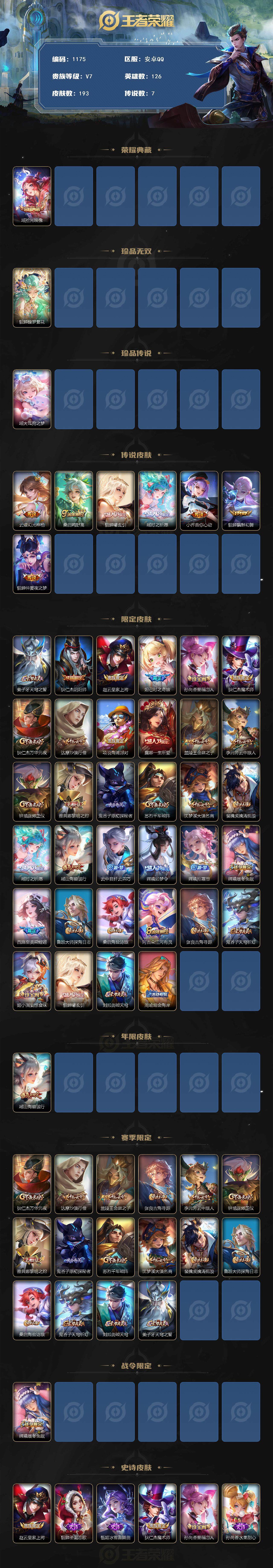 WZCMW3408423王者荣耀账号详情图2