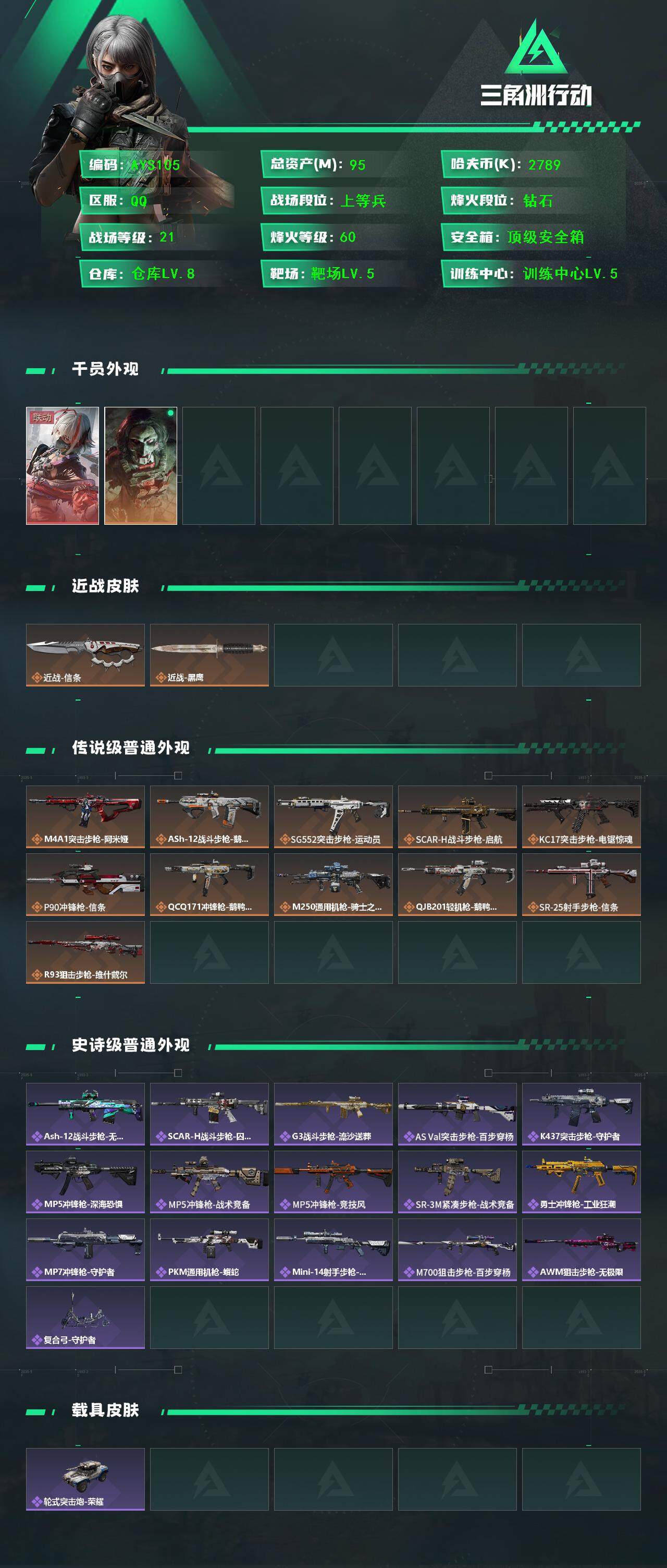 SJZCMW382468三角洲行动账号详情图3 SJZCMW382468三角洲行动账号详情图3