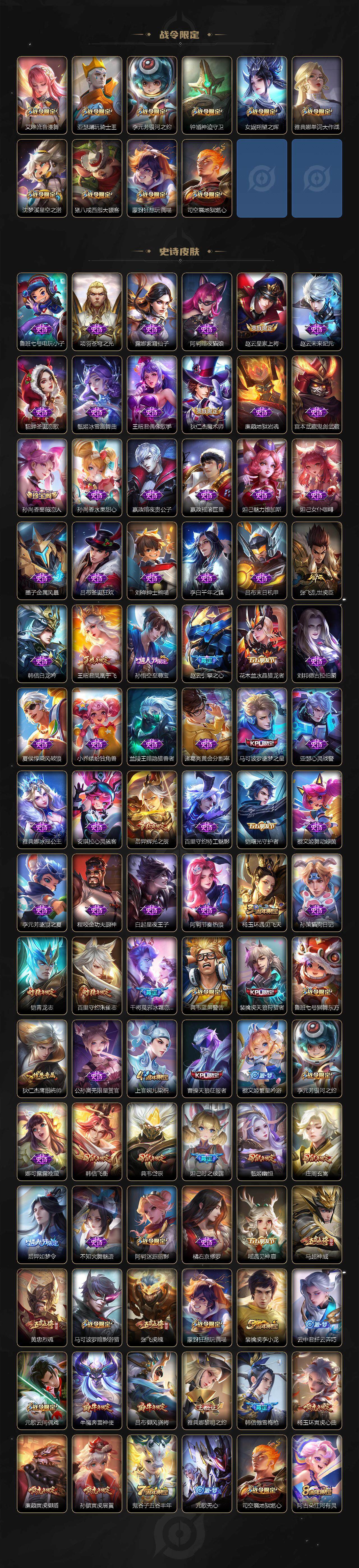 WZLE3415836王者荣耀账号详情图4 WZLE3415836王者荣耀账号详情图4