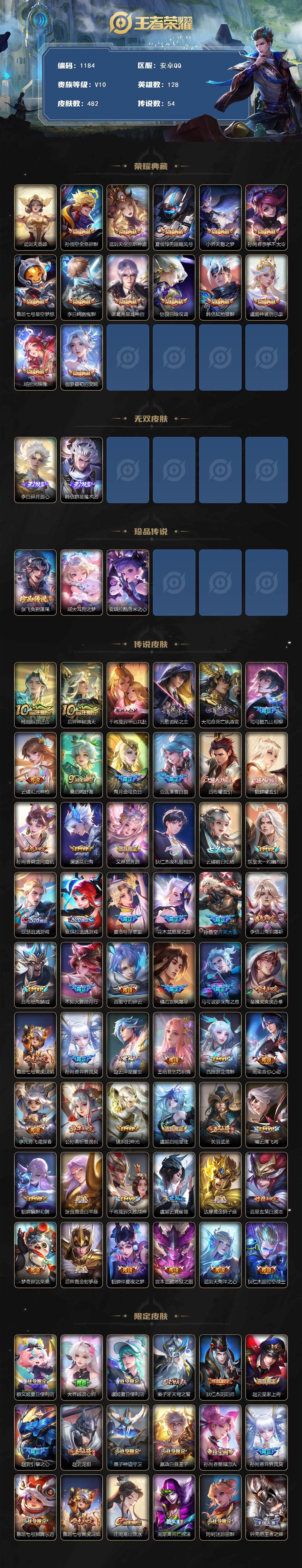 WZCMW3410451王者荣耀账号详情图2