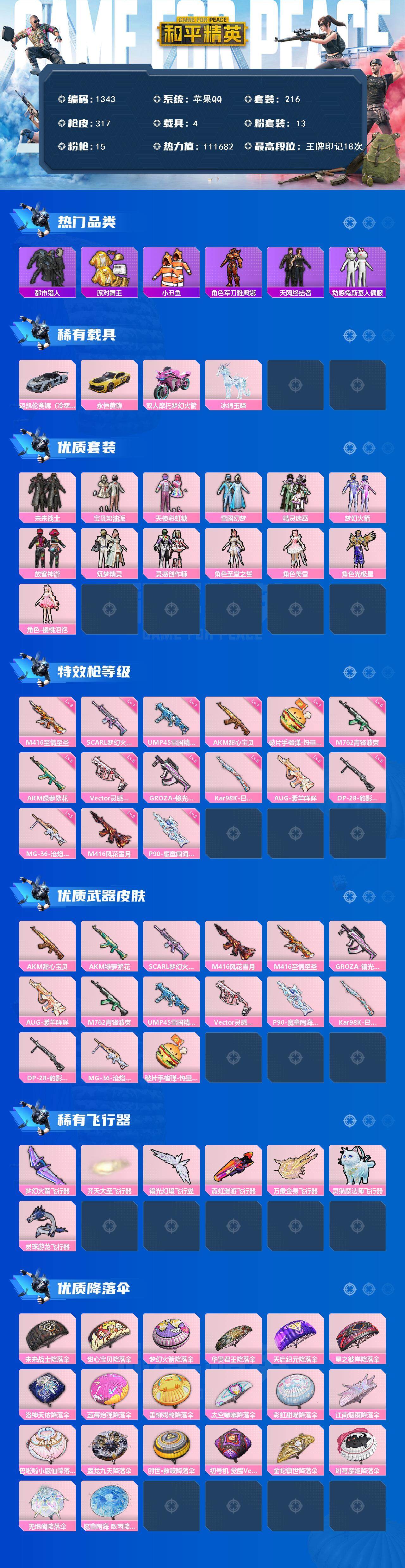 HPCMW3427929和平精英账号详情图2 HPCMW3427929和平精英账号详情图2