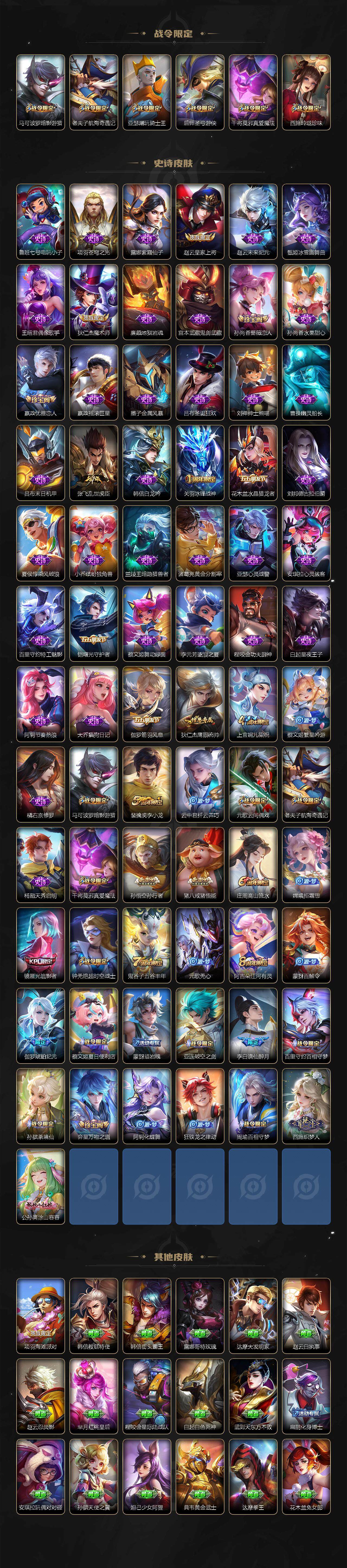 WZ0349834王者荣耀账号详情图2 WZ0349834王者荣耀账号详情图2