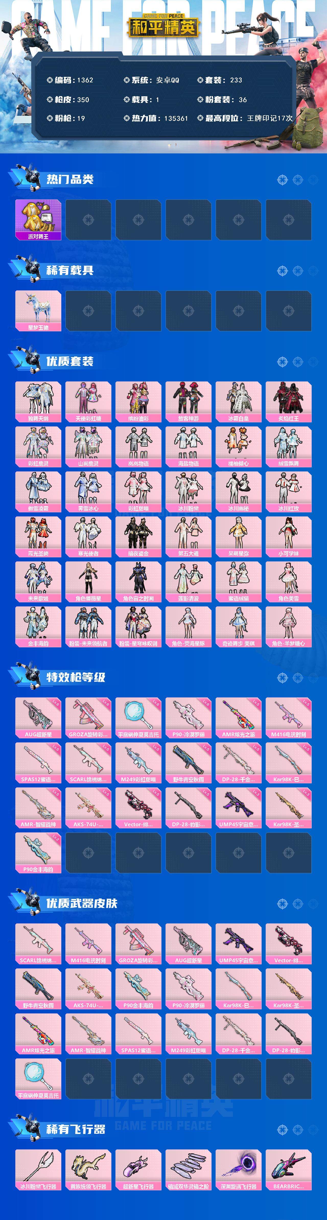 HPCMW3428011和平精英账号详情图2 HPCMW3428011和平精英账号详情图2