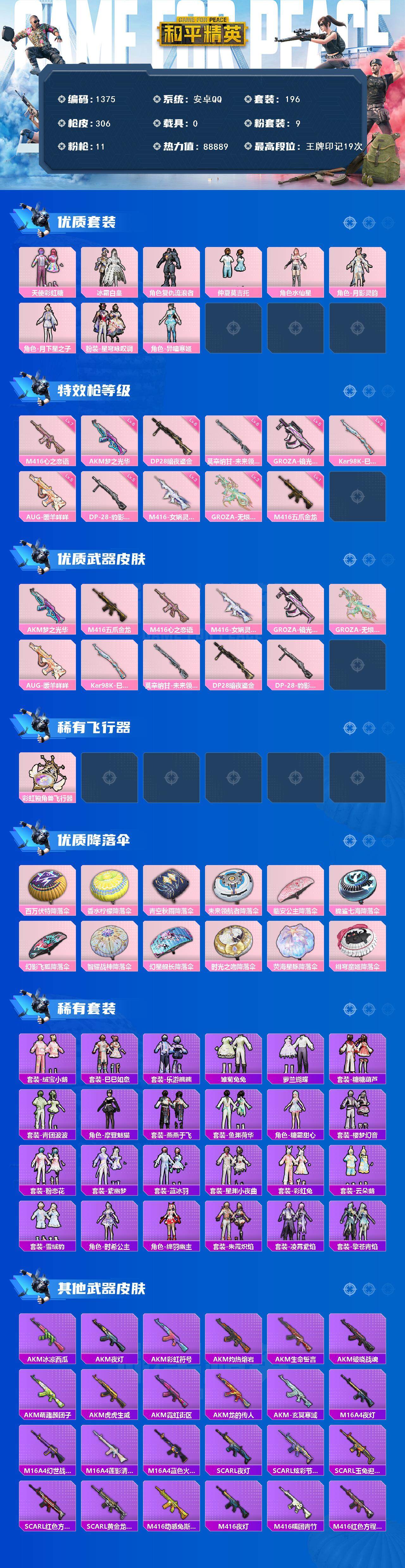 HPCMW3428023和平精英账号详情图2 HPCMW3428023和平精英账号详情图2