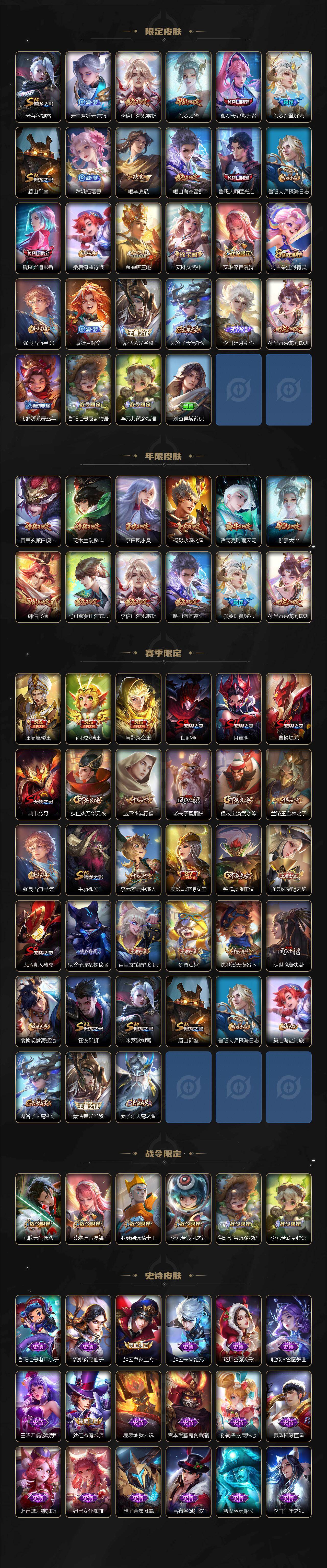 WZ0349855王者荣耀账号详情图2 WZ0349855王者荣耀账号详情图2