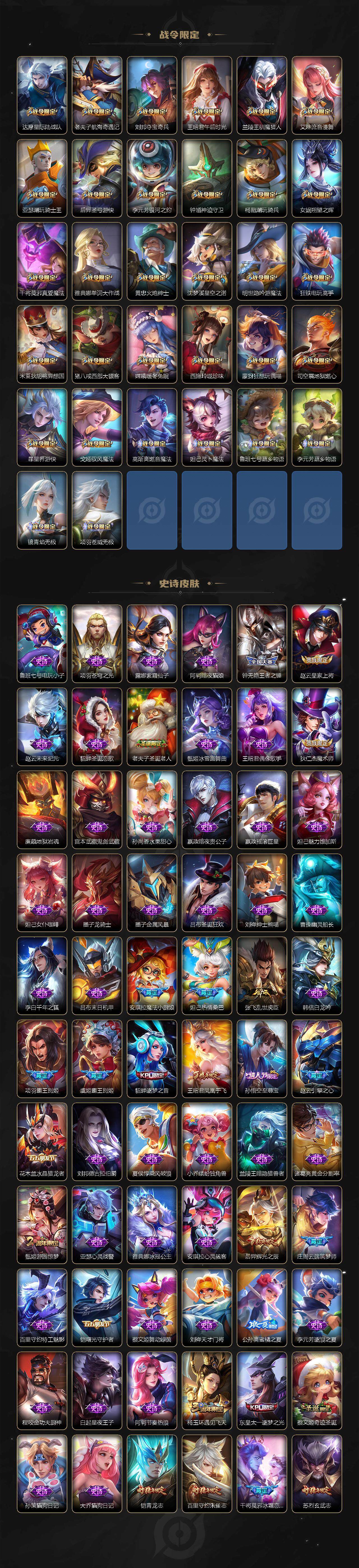 WZLFY3410155王者荣耀账号详情图6 WZLFY3410155王者荣耀账号详情图6