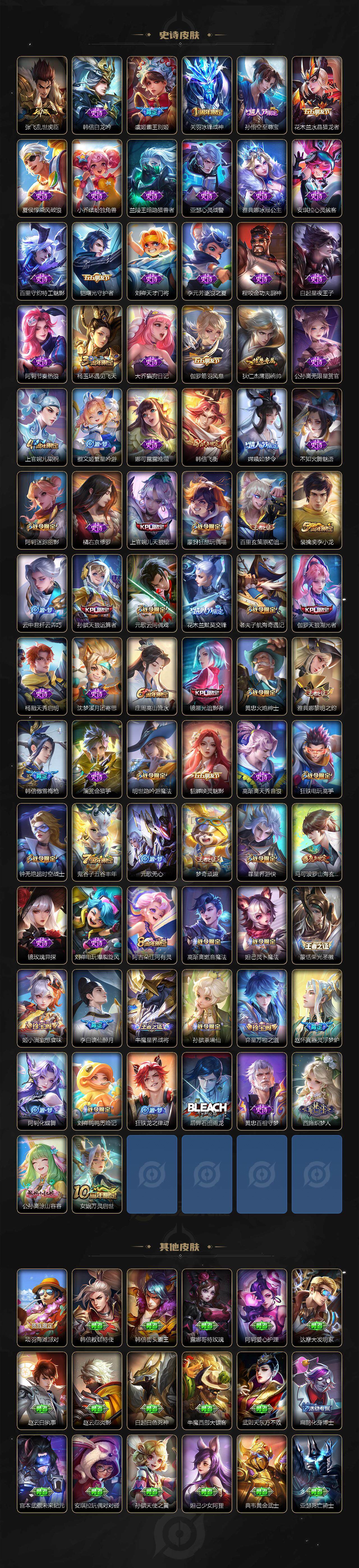 WZLFY3410187王者荣耀账号详情图4 WZLFY3410187王者荣耀账号详情图4