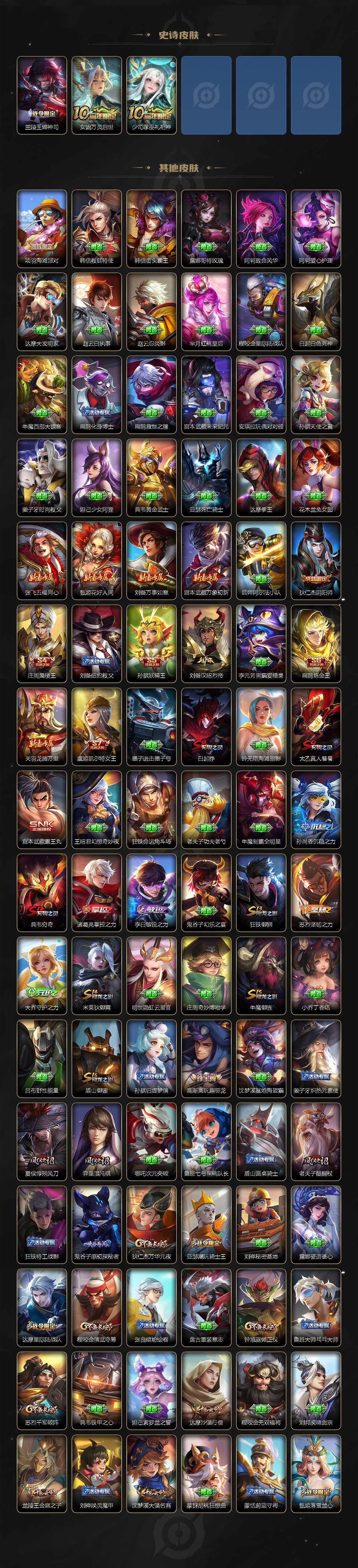 WZLX3411318王者荣耀账号详情图5 WZLX3411318王者荣耀账号详情图5