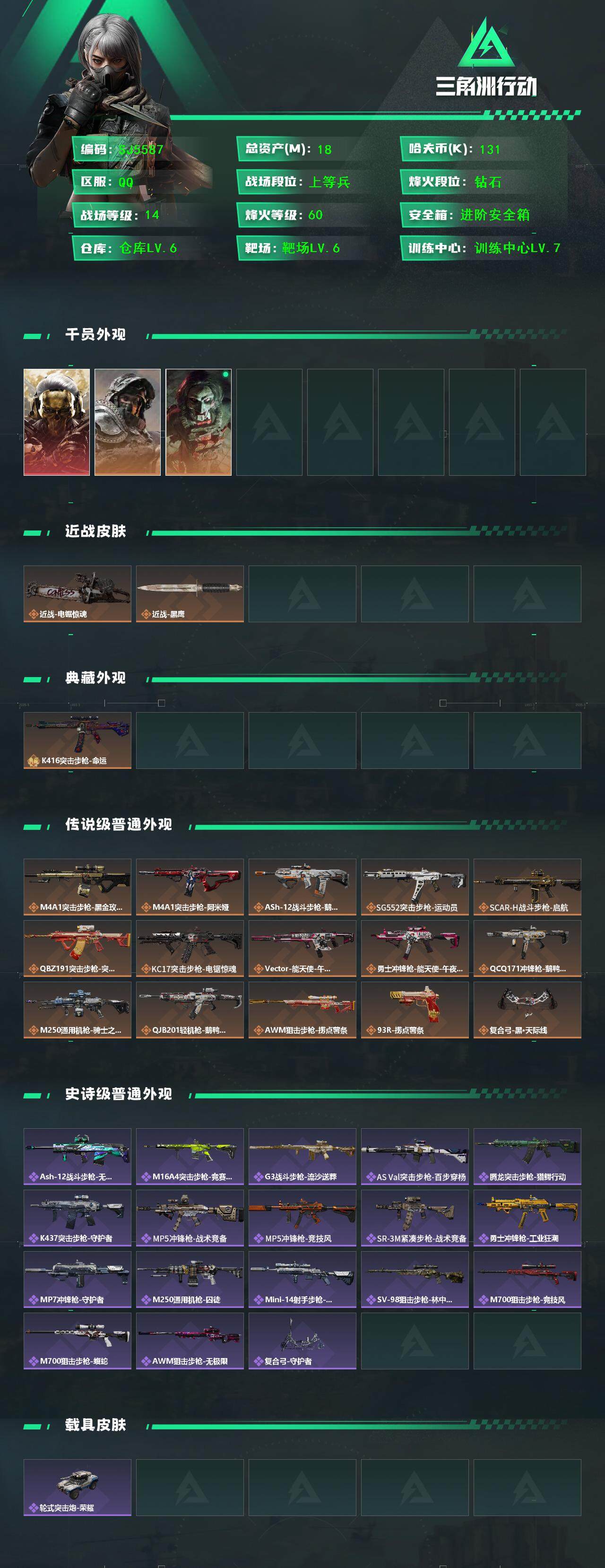 SJZQM380580三角洲行动账号详情图3 SJZQM380580三角洲行动账号详情图3