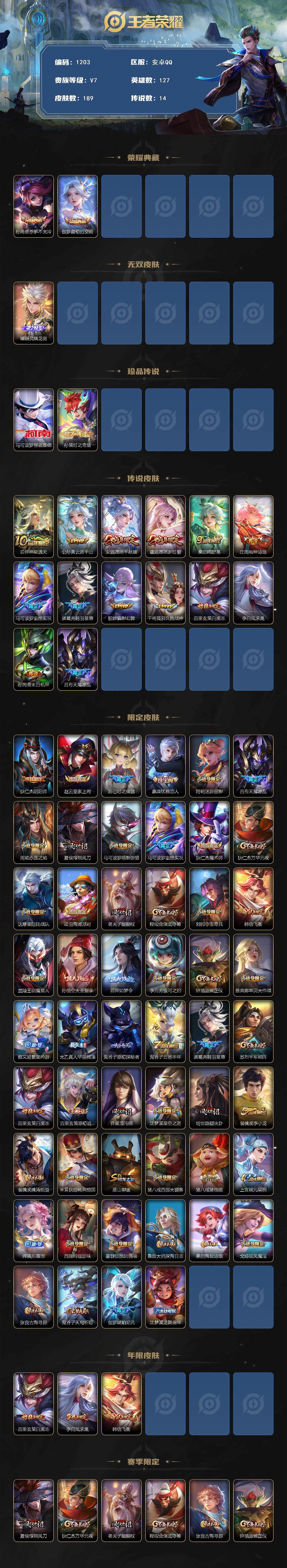 WZCMW3410916王者荣耀账号详情图2