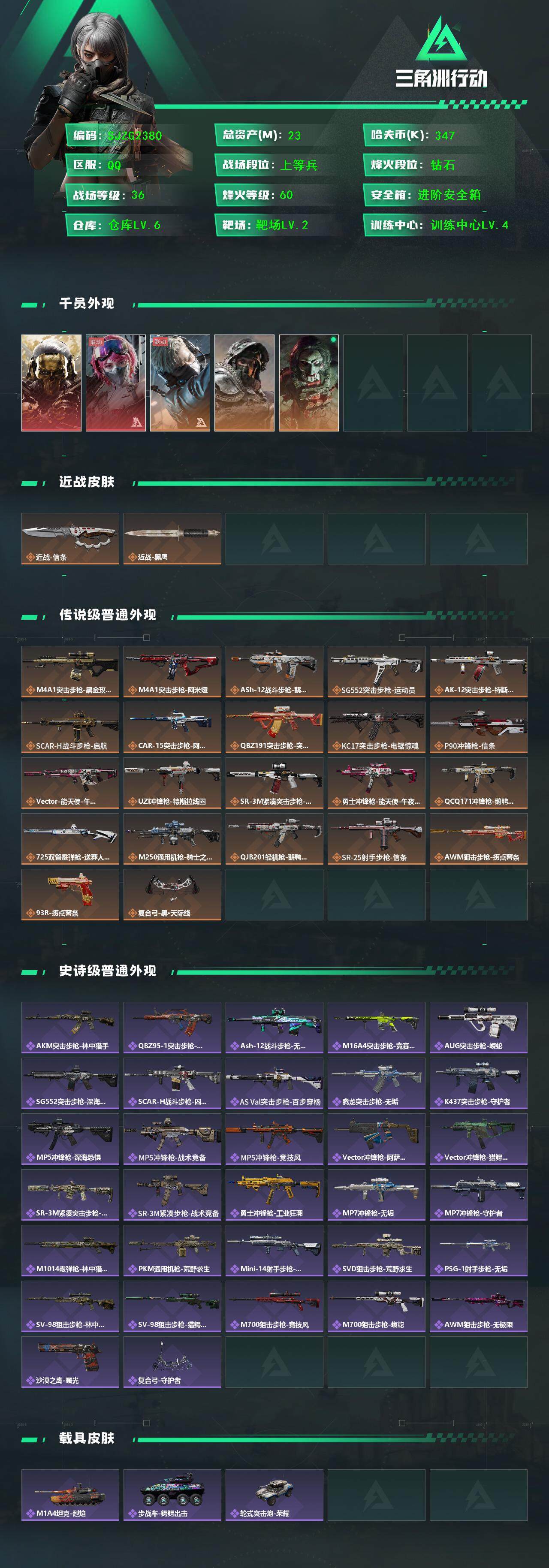 SJZQM381056三角洲行动账号详情图3 SJZQM381056三角洲行动账号详情图3