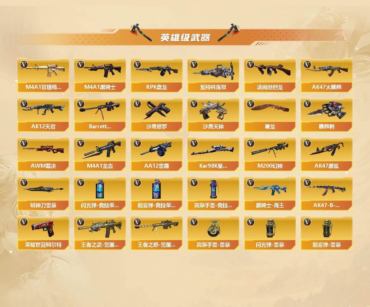 CFCMW422038穿越火线账号详情图3 CFCMW422038穿越火线账号详情图3