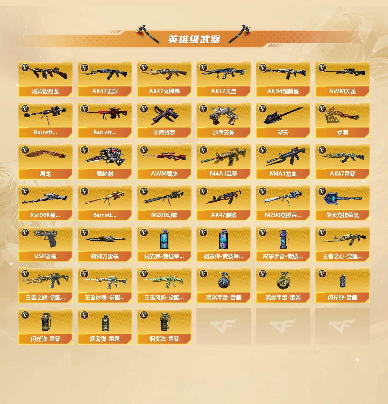 CFCMW370570穿越火线账号详情图3 CFCMW370570穿越火线账号详情图3