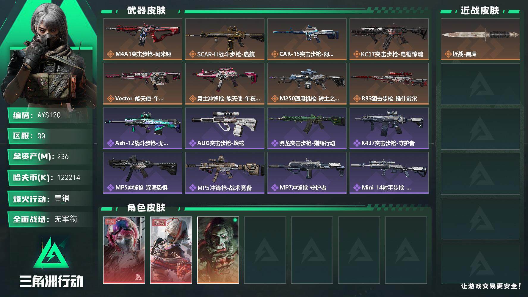 SJZCMW3103791三角洲行动账号详情图2