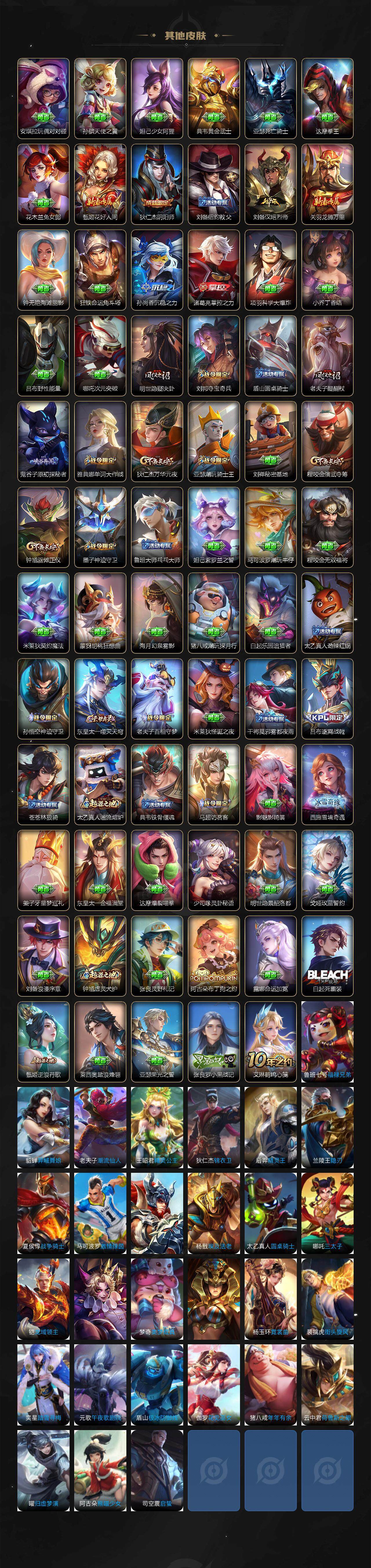 WZLX3431623王者荣耀账号详情图3 WZLX3431623王者荣耀账号详情图3