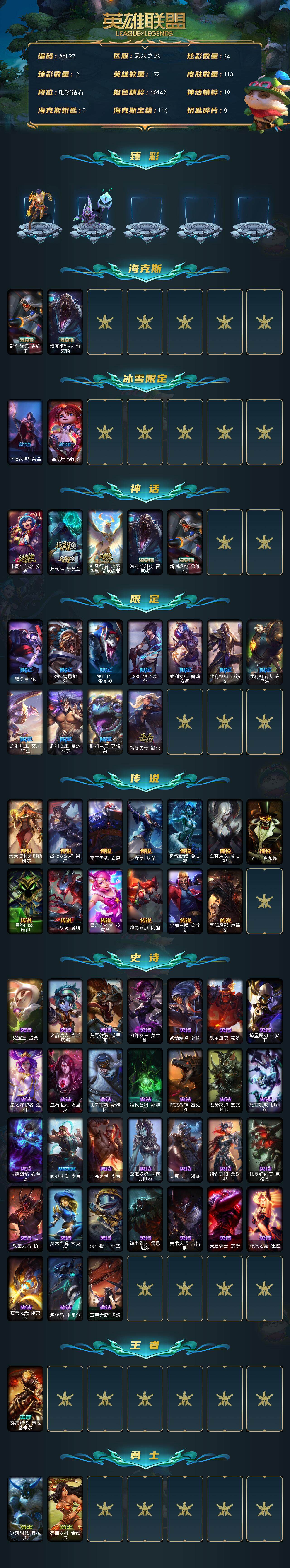 LOLCMW321401英雄联盟账号详情图2 LOLCMW321401英雄联盟账号详情图2