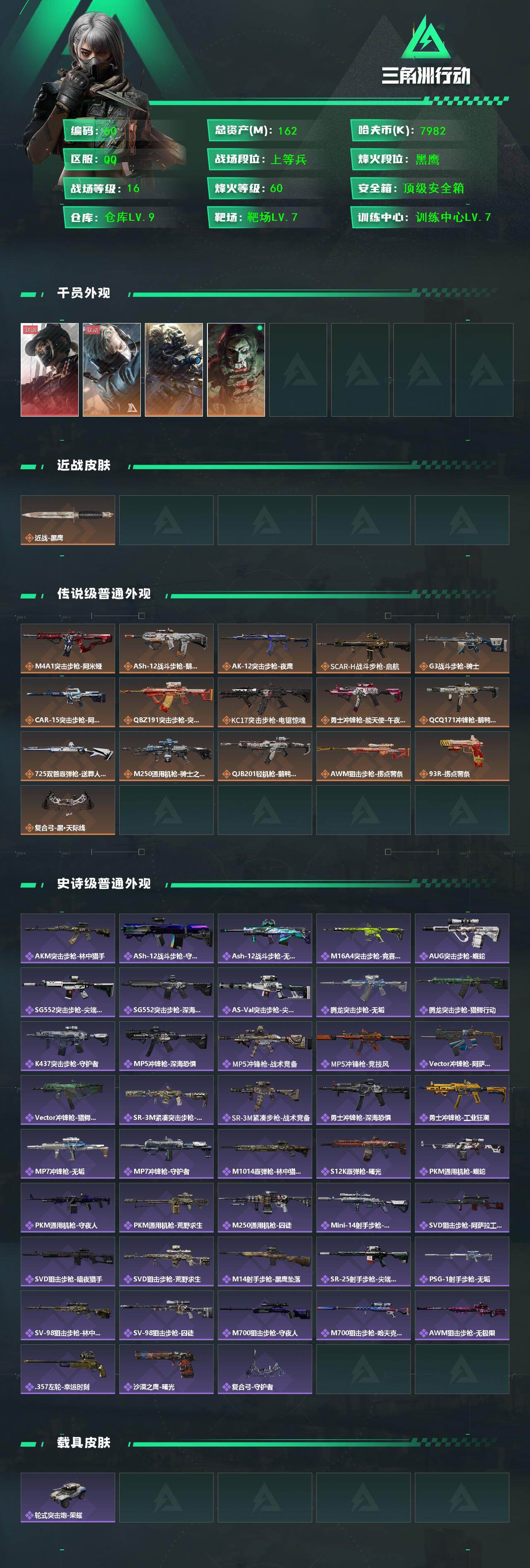 SJZCMW425970三角洲行动账号详情图2