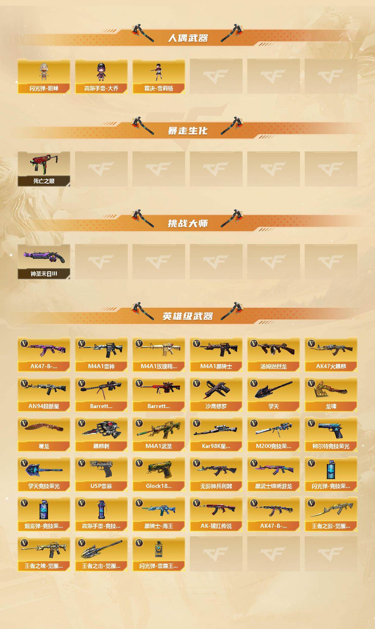 CFQM370497穿越火线账号详情图4 CFQM370497穿越火线账号详情图4