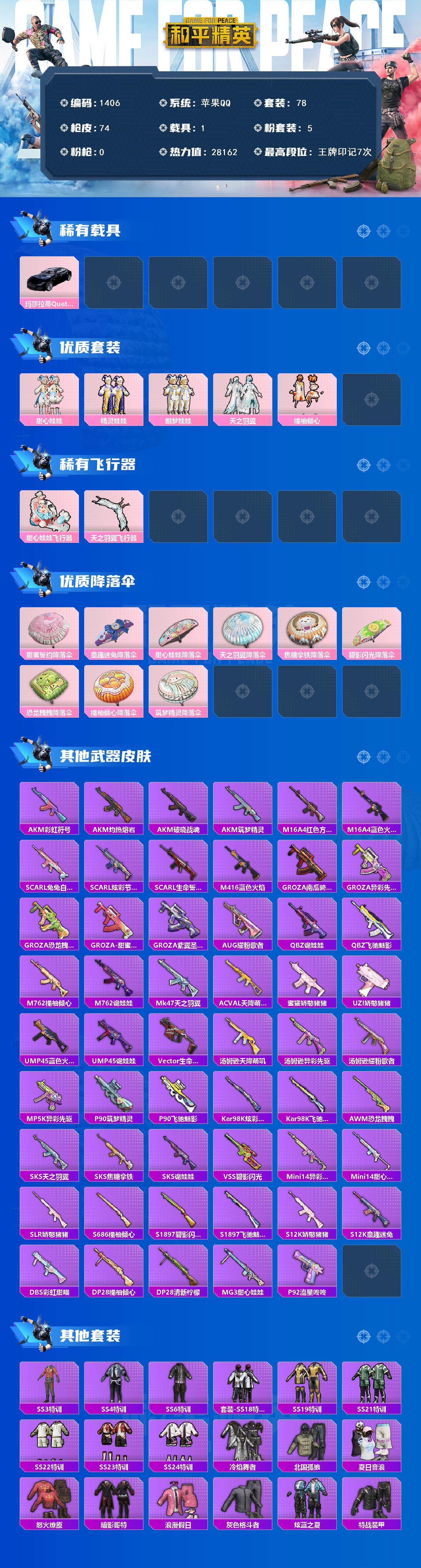 HPCMW3428358和平精英账号详情图2 HPCMW3428358和平精英账号详情图2