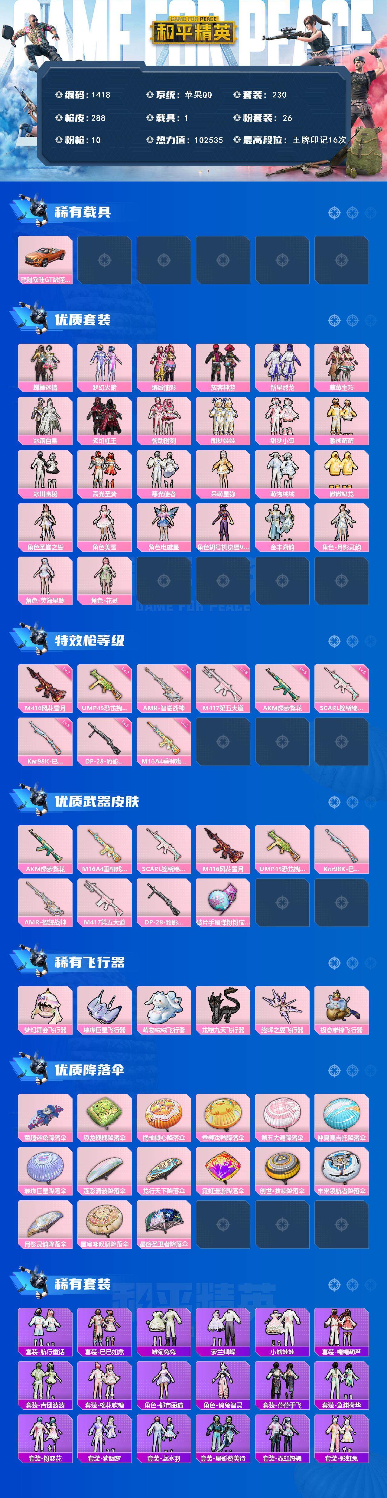 HPCMW3428367和平精英账号详情图2 HPCMW3428367和平精英账号详情图2