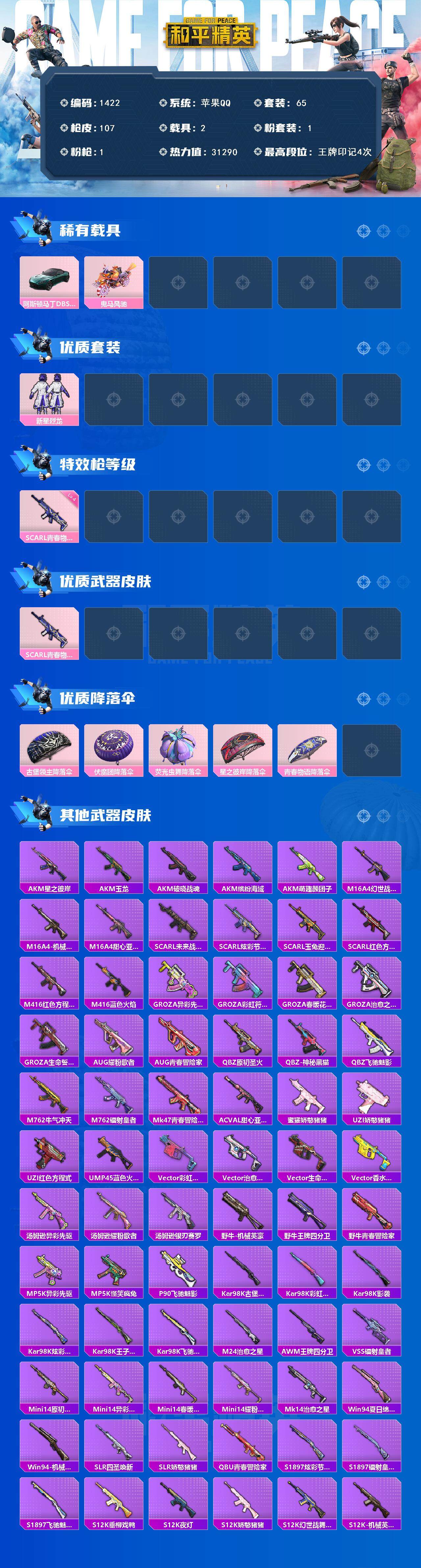 HPCMW3428368和平精英账号详情图2 HPCMW3428368和平精英账号详情图2