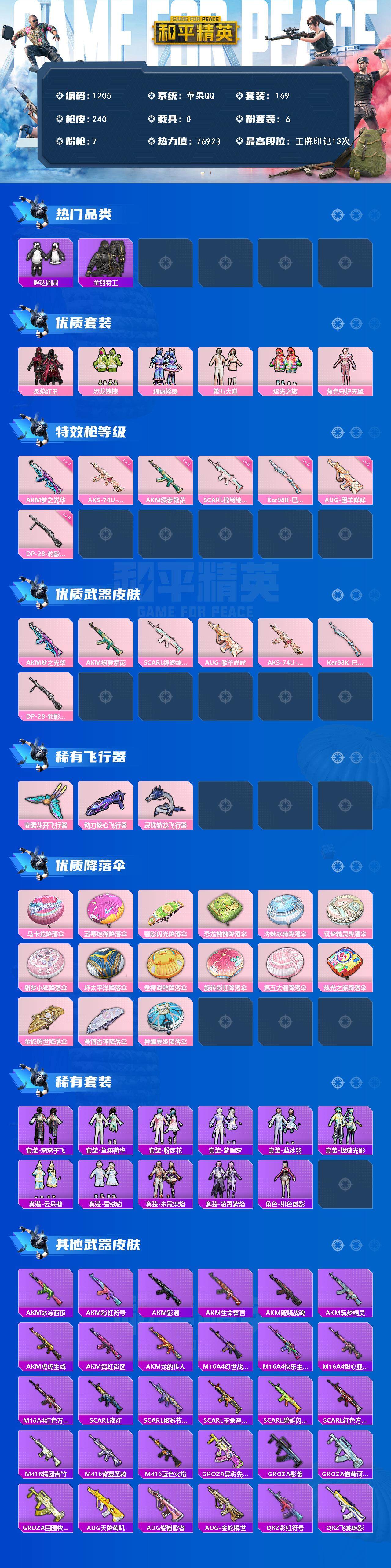 HPCMW3428401和平精英账号详情图2 HPCMW3428401和平精英账号详情图2