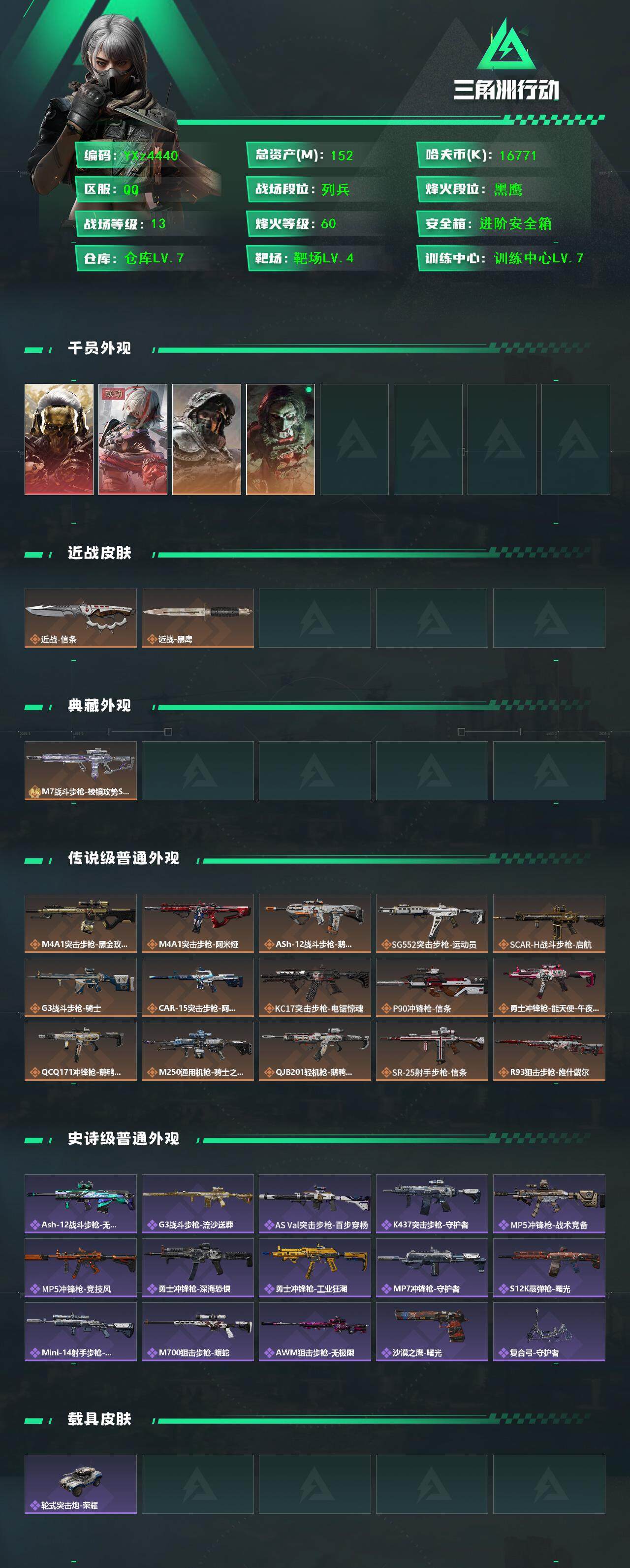 SJZCMW431018三角洲行动账号详情图2