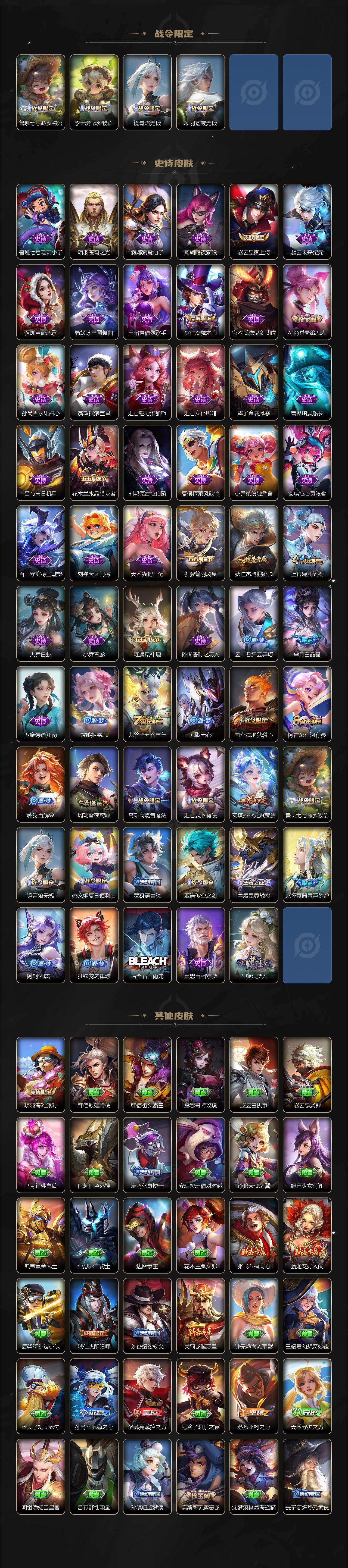 WZ0349906王者荣耀账号详情图3 WZ0349906王者荣耀账号详情图3