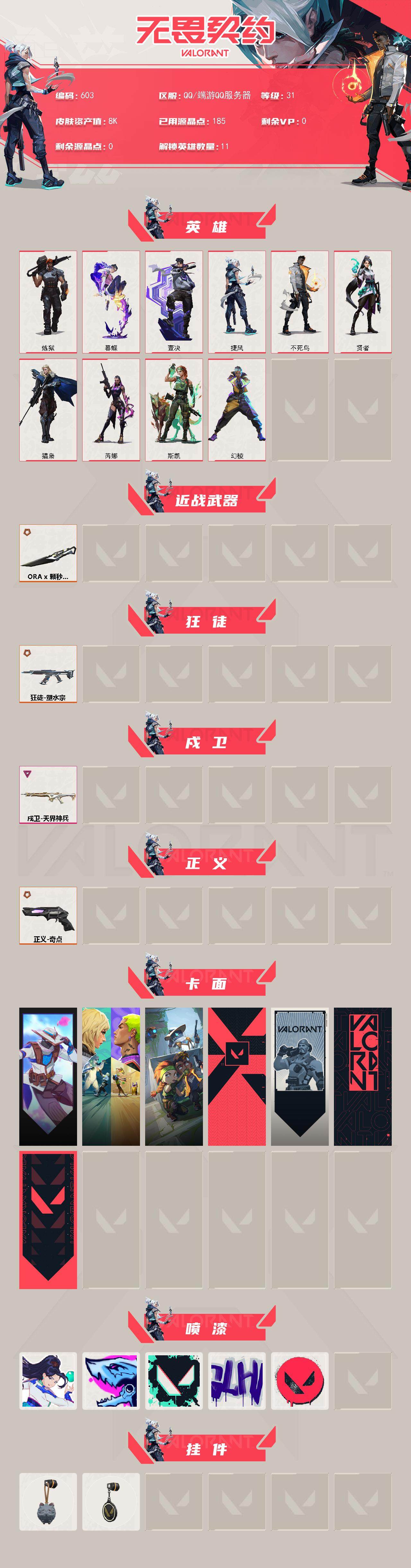 WWQXL328540无畏契约账号详情图2 WWQXL328540无畏契约账号详情图2