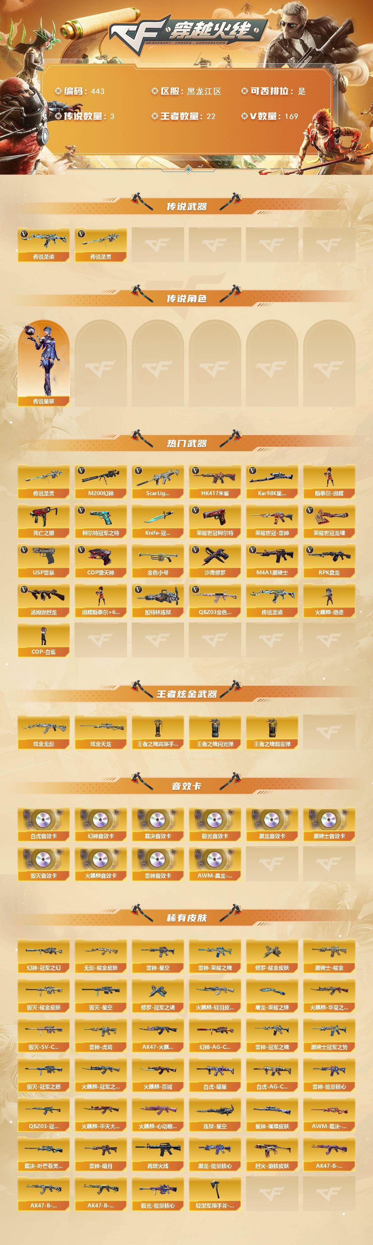 CFCMW422251穿越火线账号详情图2