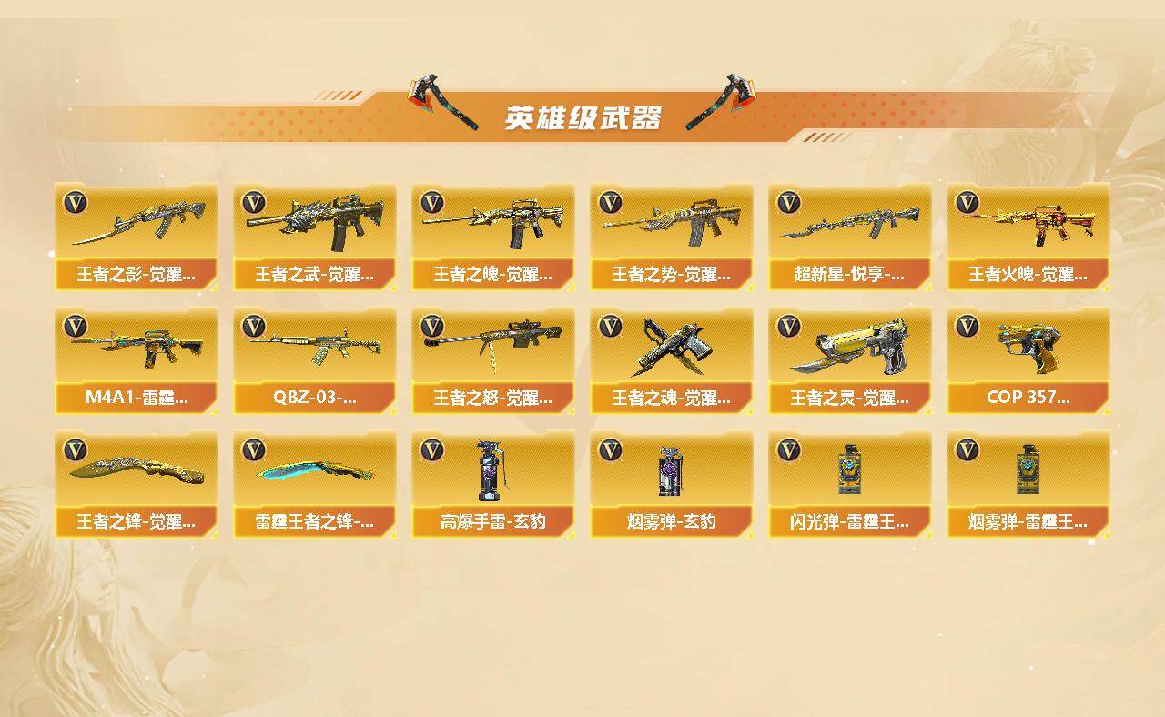 CFCMW422214穿越火线账号详情图4