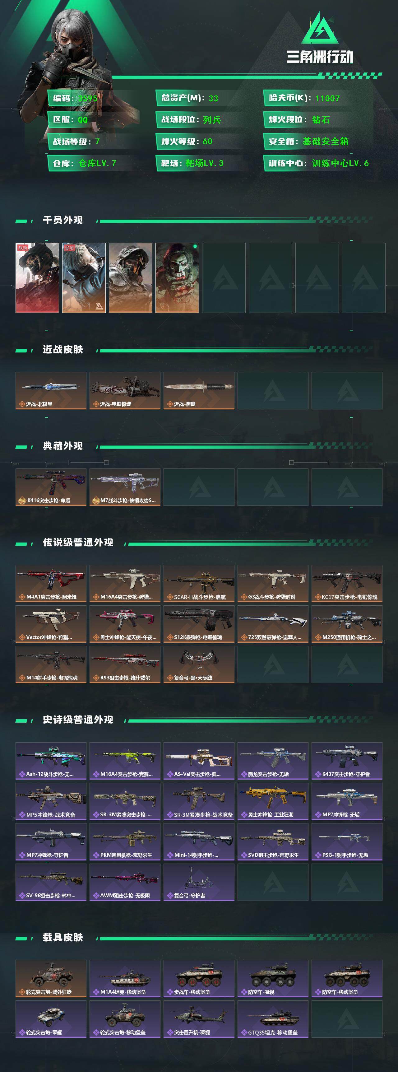 SJZQM384534三角洲行动账号详情图5 SJZQM384534三角洲行动账号详情图5