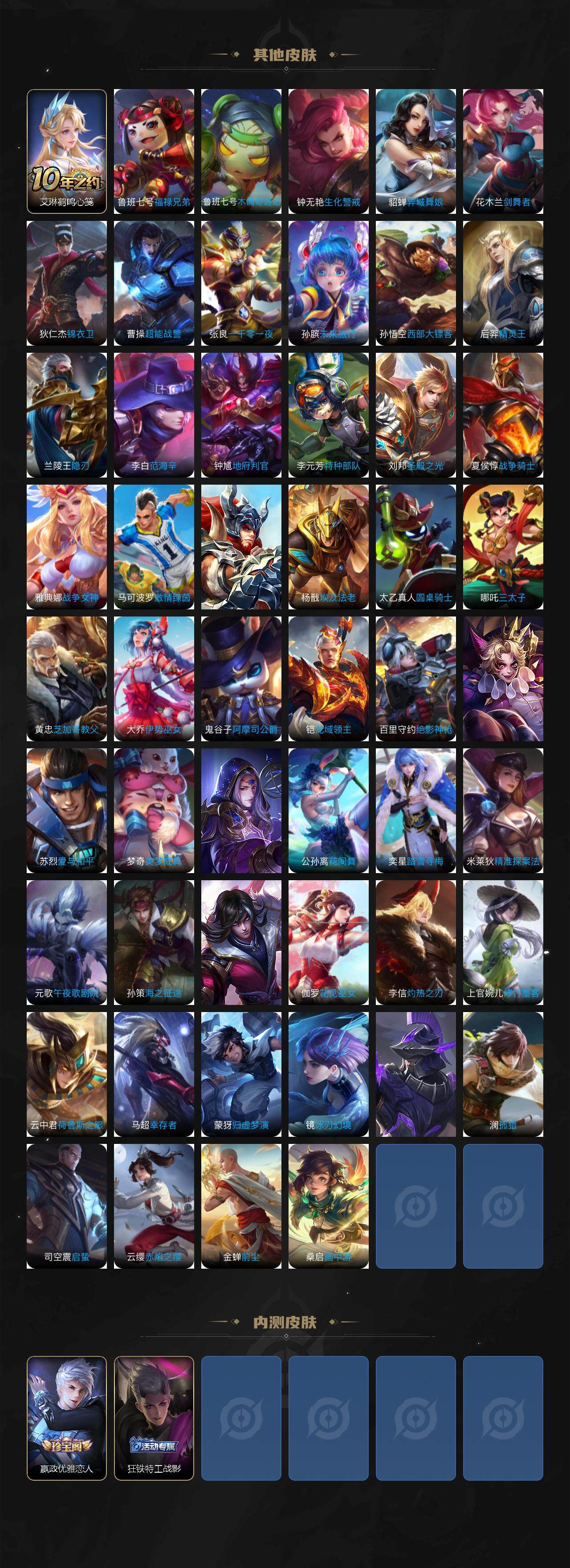 WZJZ3434347王者荣耀账号详情图5 WZJZ3434347王者荣耀账号详情图5